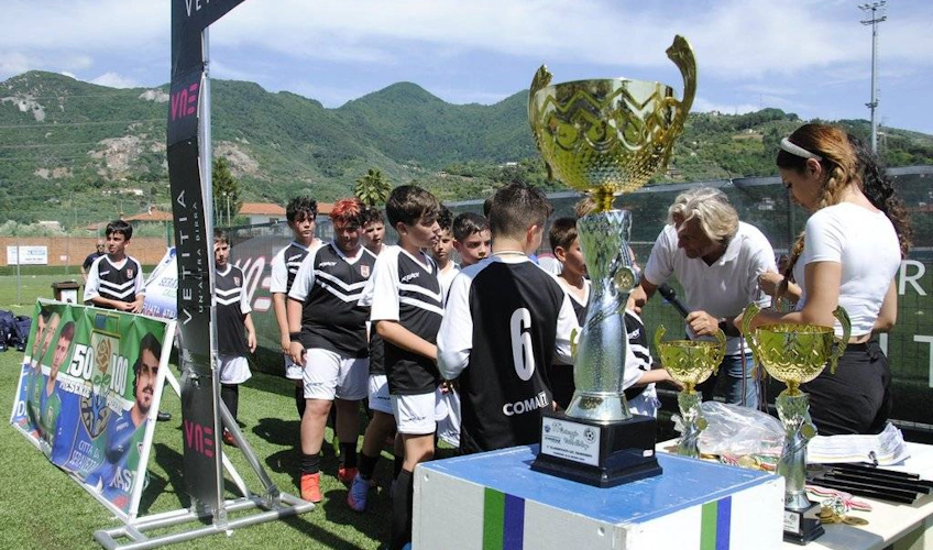 Genç oyuncular Versilia Cup turnuvasında ödüllerini alıyor